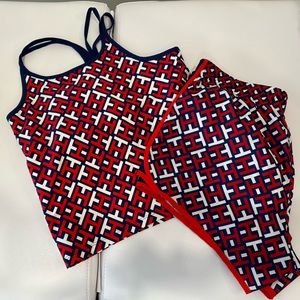Tommy Hilfiger Sport tank top and shorts combo